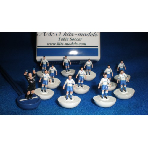 Subbuteo Andrew Table Soccer Aiantas (Ajax) Salaminas on Lightweight Bases